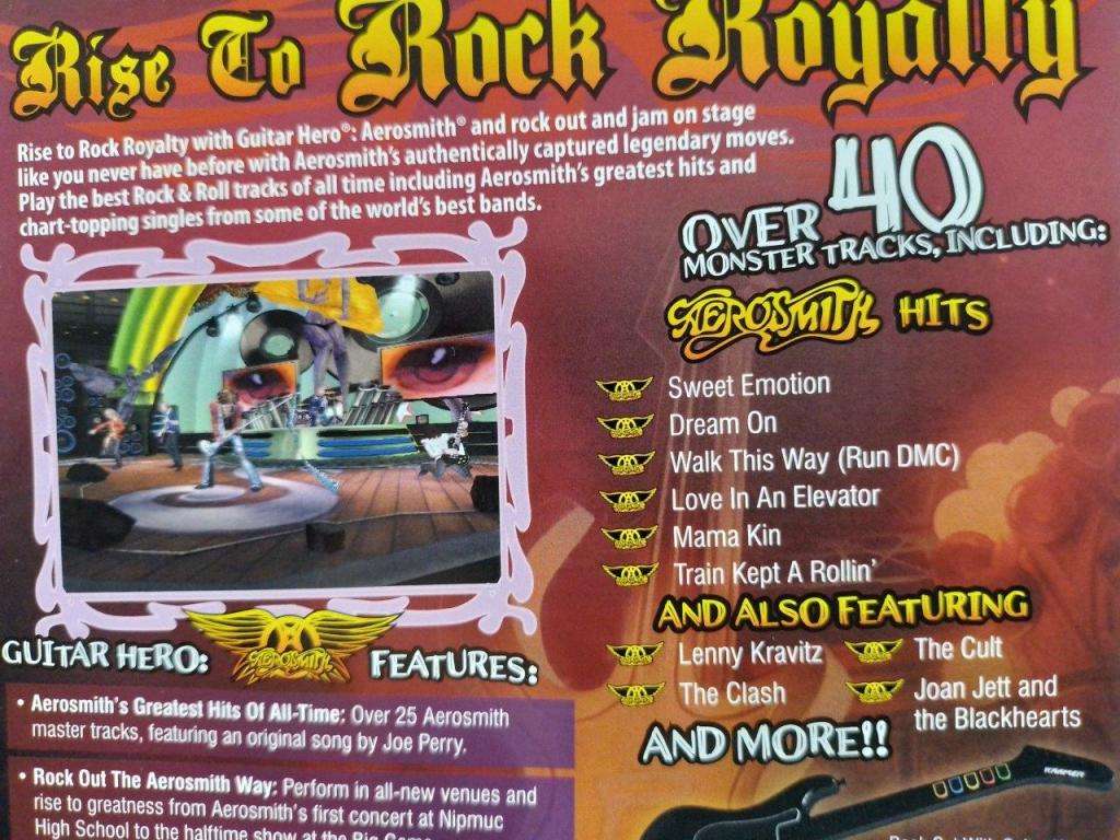 PS2 - Guitar Hero Aerosmith