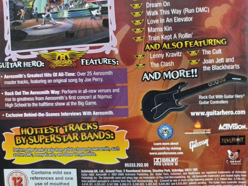 PS2 - Guitar Hero Aerosmith