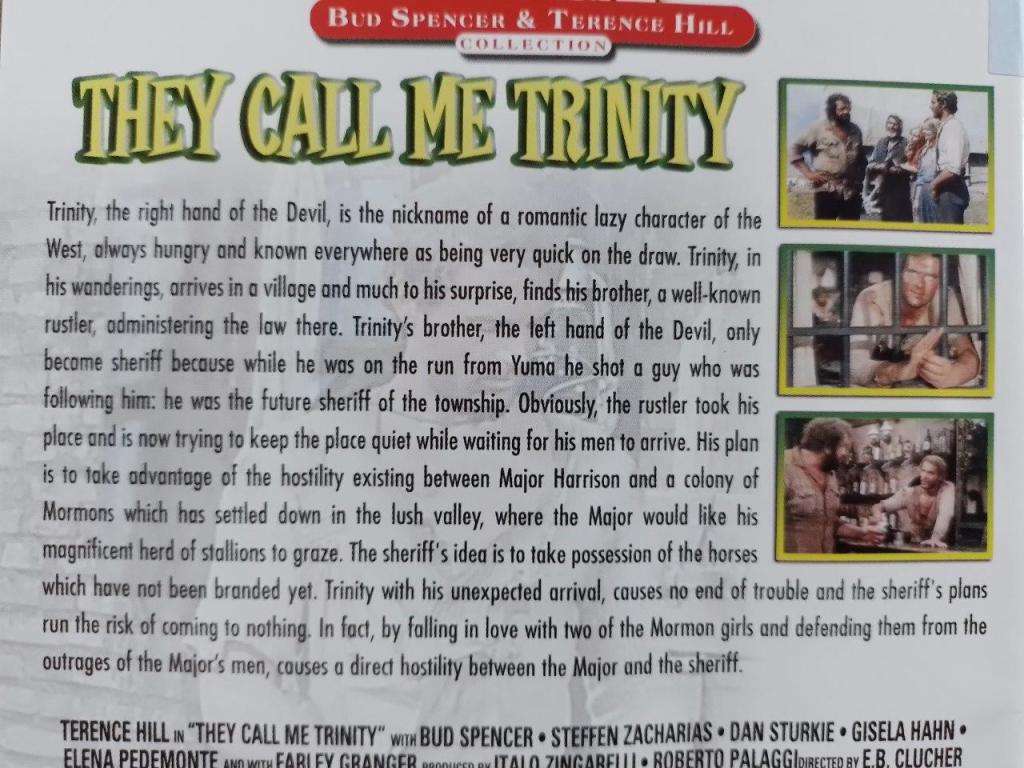 DVD - They Call Me Trinity Bud Spencer & Terrence Hill
