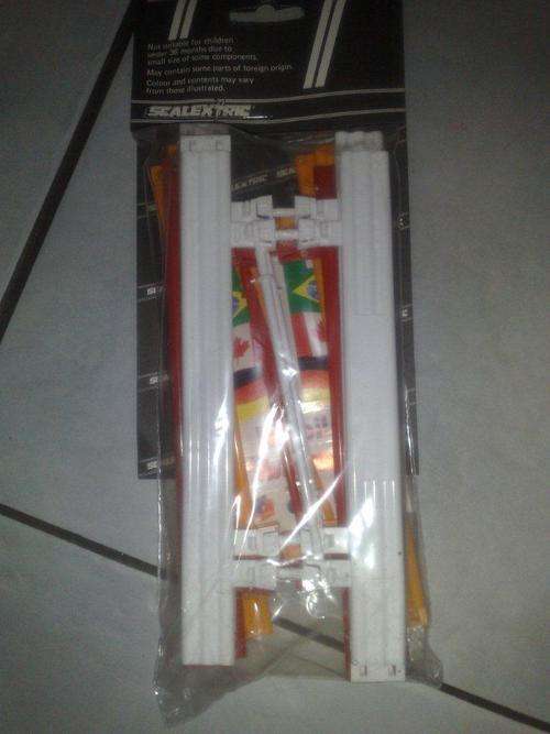 Scalextric Classic Barriers Packet of 12 Barrier's with poles and stickers