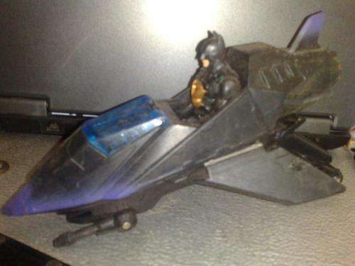 Batman in a spaceship that doubles as a gun