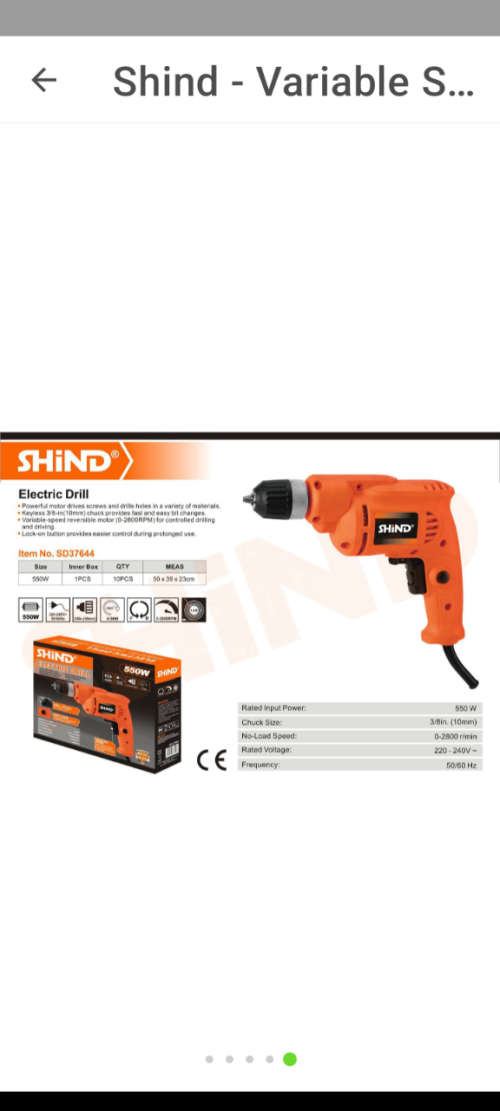 Shind Impact Drill 550w Brand New