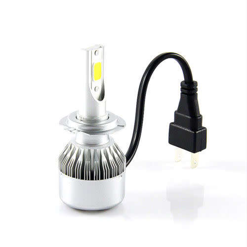 Car-LED Headlight-Plug-Bulbs-6000K-72W-7600LM-Xenon-White-C6-All-In-One-2pcs  Car-LED-H7-Headlig