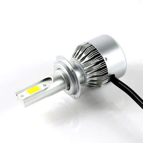 Car-LED Headlight-Plug-Bulbs-6000K-72W-7600LM-Xenon-White-C6-All-In-One-2pcs  Car-LED-H7-Headlig