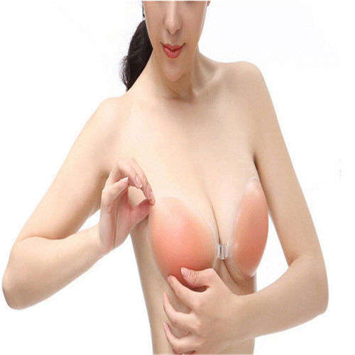 Silicone-Gel-Invisible-Bras-Self-adhesive-Stick-On-Push-Up-Strapless-XU-TR  Silicone-Gel-Invisible-
