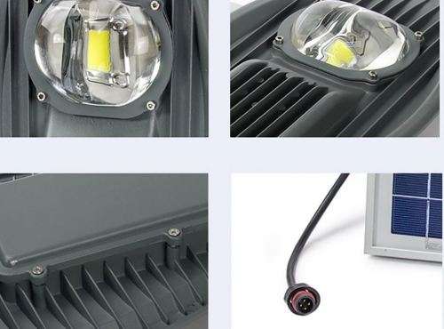 20w Solar Powered Panel LED Automatic Control Street Light Outdoor Flood Lights