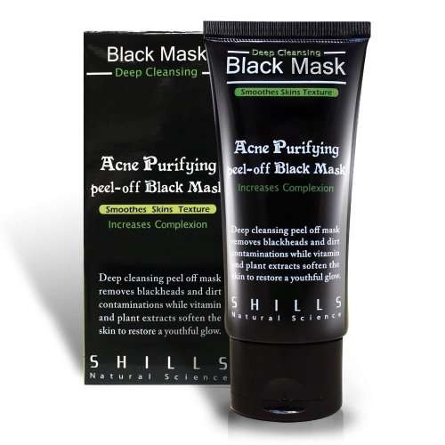 SHILLS Blackhead Remover,Pore Control, Skin Cleansing, Purifying Bamboo Charcoal, Peel Off Facial Bl