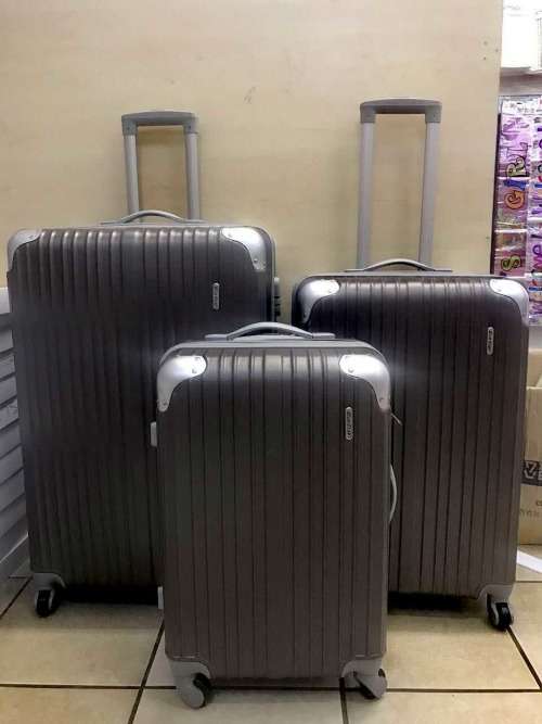 *Hot*Set of 3 Suitcases Travel Trolley Luggage,ABS with Universal Wheels