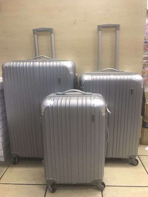 *Hot*Set of 3 Suitcases Travel Trolley Luggage,ABS with Universal Wheels