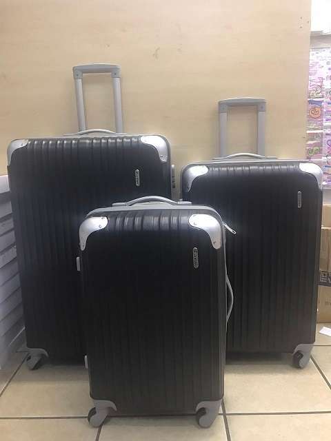 *Hot*Set of 3 Suitcases Travel Trolley Luggage,ABS with Universal Wheels