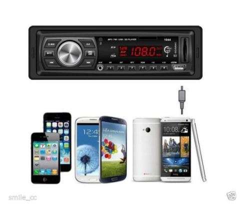 Bluetooth Car In-dash FM Radio Stereo Audio Receiver Mp3 Player Sd/usb AUX Input