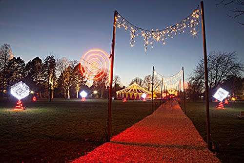 Solar String Lights 100 LED Fairy Christmas Lights-warm white