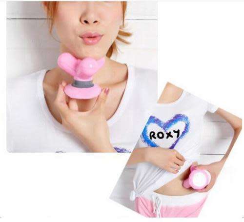 Mini Wave Vibrating Massager USB Battery Electric Handled Full Body Massager