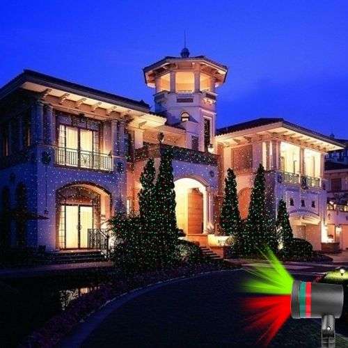 Moving LED Laser Projector Lamp Landscape Star Light Xmas Party Decor Outdoor