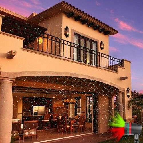 Moving LED Laser Projector Lamp Landscape Star Light Xmas Party Decor Outdoor