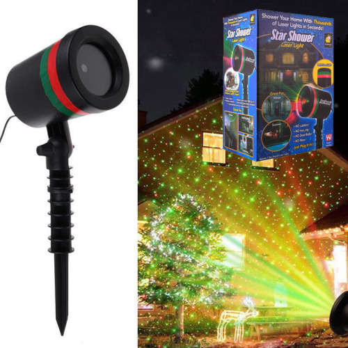Moving LED Laser Projector Lamp Landscape Star Light Xmas Party Decor Outdoor