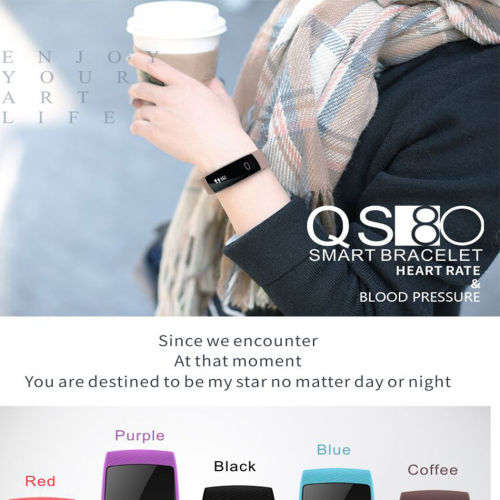 QS80 Bluetooth Smart Watch Bracelet