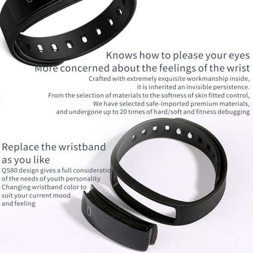 QS80 Bluetooth Smart Watch Bracelet