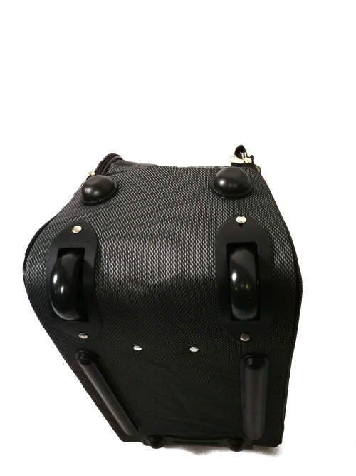 Set of 3 Cloth Suitcases Travel Trolley Luggage