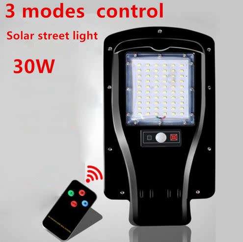 30W led street lamps solar outdoor lighting led-e40 3-Mode Setting (note:stick not include)