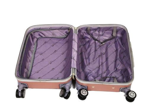 Set of 5 Suitcases Travel Trolley Luggage,ABS with Universal Wheels/Red