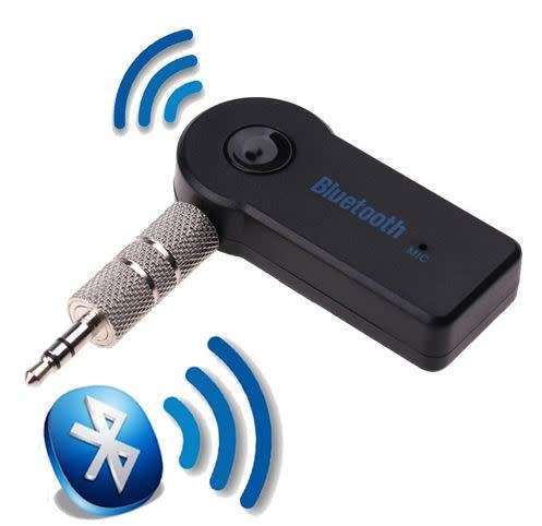 Handfree Car Bluetooth Music Receiver 3.5mm Streaming A2DP Wireless Auto AUX Audio Adapter With Mic