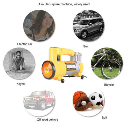 Portable 12V 150PSI Car Tyre Auto Tire Inflator Pump Air Compressor 2018