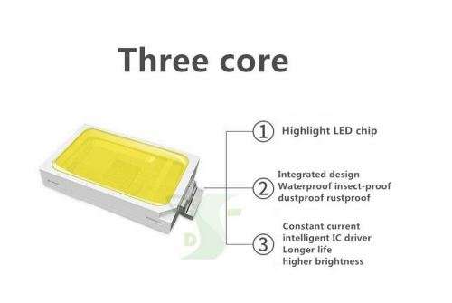20w LED solar street light Outdoor Waterproof IP65 PIR sensor Smart (note:stick not include)