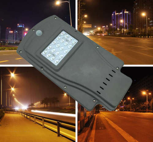 20w LED solar street light Outdoor Waterproof IP65 PIR sensor Smart (note:stick not include)