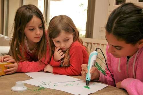 3D Pen Arts Professional 3D Doodler Printing Pen LED Display Non Toxic Gifts Toys