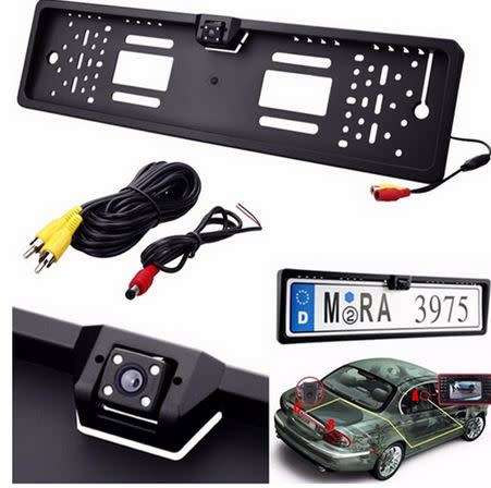 Waterproof SA License Plate Frame Rear View Camera Auto Car Reverse Backup Parking Rearview Camera