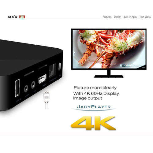 MXQ-4K Android 5.1 Quad Core Smart TV Box+Mini Keyboard Kit