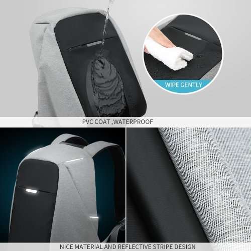 Anti-theft Travel Backpack Business Laptop School Book Bag with USB Charging Port, Water Proof