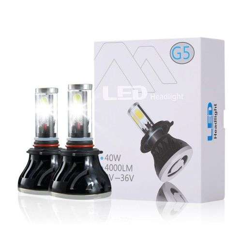 High Quality G5 Led Car Headlight H7 80W 8000LM 6000K 4 COB leds Headlamp