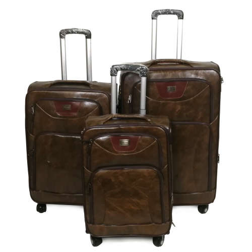 *special offer* Set of 3 Suitcases Travel Trolley Luggage,PU leather with Universal Wheels