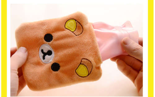 Cartoon Pocket Mini Plush Hot Water Bag