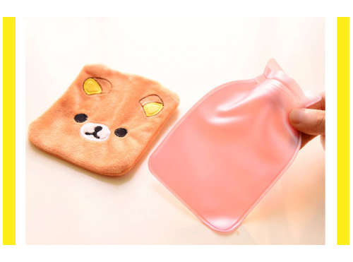 Cartoon Pocket Mini Plush Hot Water Bag