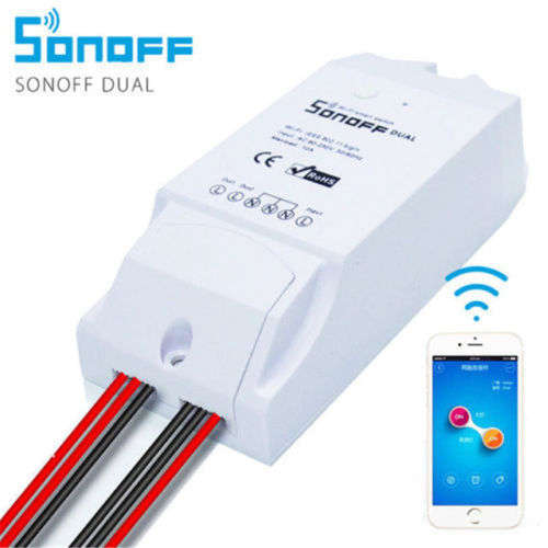 Sonoff Dual Smart Home WiFi Wireless Switch Module For Apple Android APP Control