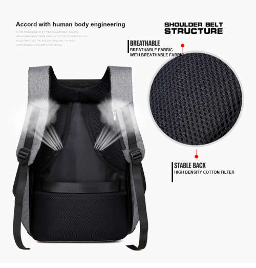 Anti-theft Travel Backpack Business Laptop School Book Bag with USB Charging Port, Water Proof
