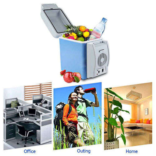 Portable Mini Car Fridge Freezer 12V 7.5L Cooler Warmer Refrigerator for Travel