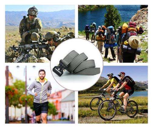 Outdoor Heavy Duty Rigger Military Tactical Belt with Quick-Release Metal Buckle