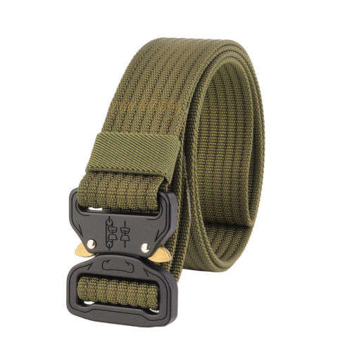 Outdoor Heavy Duty Rigger Military Tactical Belt with Quick-Release Metal Buckle