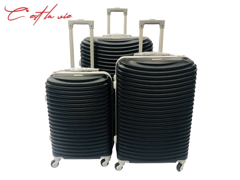 *special offer* 30 Set of 3 Suitcases Travel Trolley Luggage,ABS with Universal Wheels