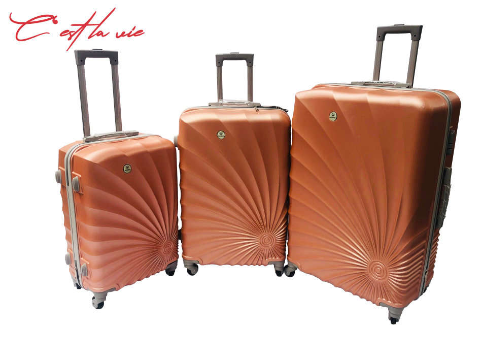 *special offer* 28 Set of 3 Suitcases Travel Trolley Luggage,ABS with Universal Wheels