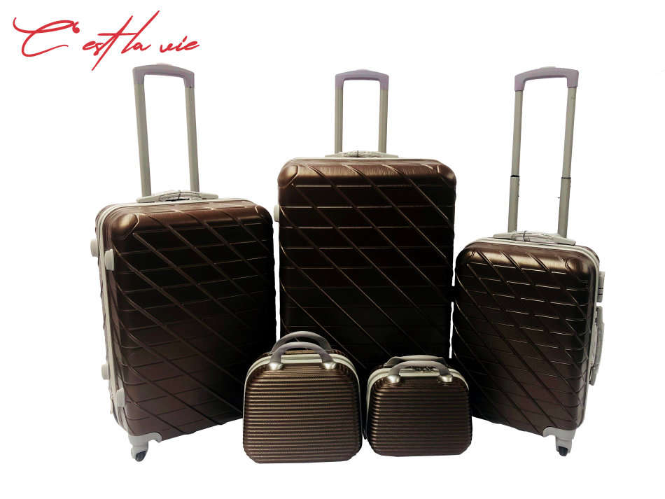 *special offer* 28 Set of 5 Suitcases Travel Trolley Luggage,ABS with Universal Wheels