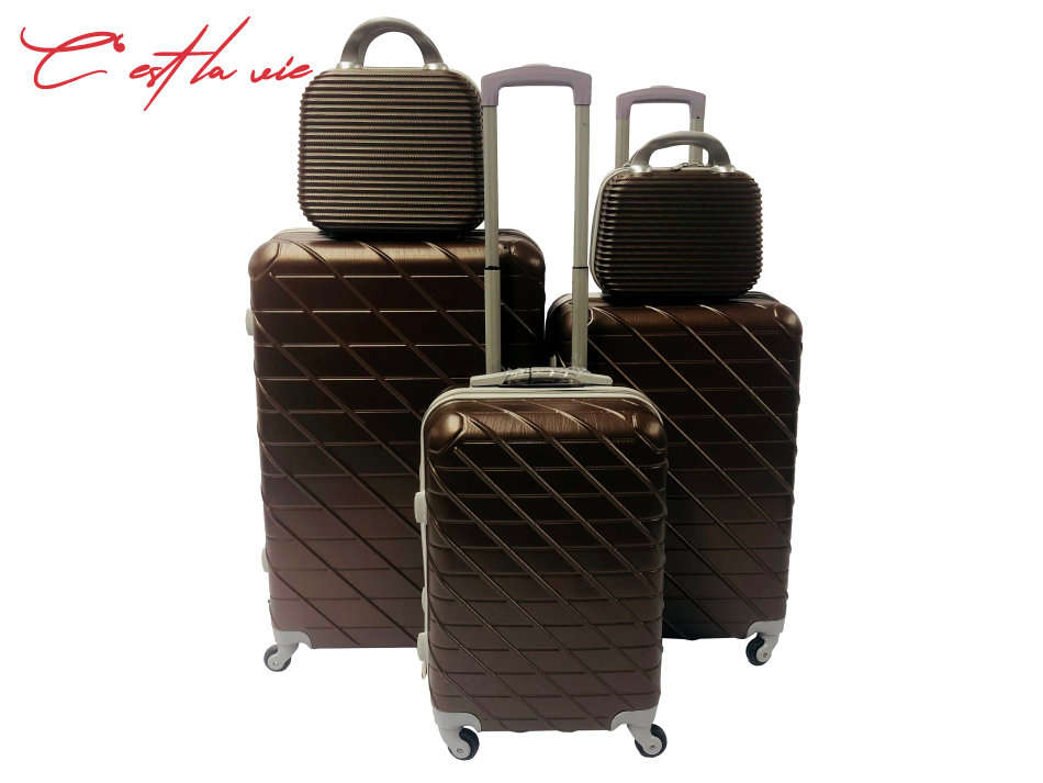 *special offer* 28 Set of 5 Suitcases Travel Trolley Luggage,ABS with Universal Wheels