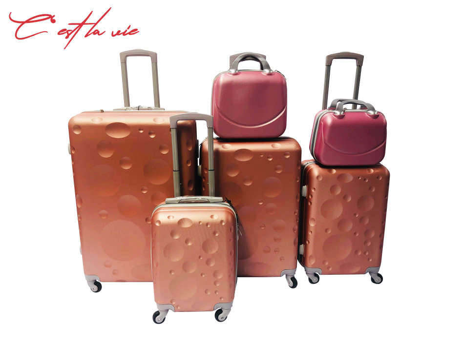 *special offer* 28 Set of 6 Suitcases Travel Trolley Luggage,ABS with Universal Wheels