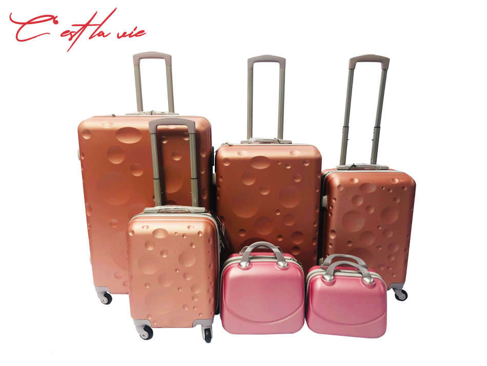 *special offer* 28 Set of 6 Suitcases Travel Trolley Luggage,ABS with Universal Wheels