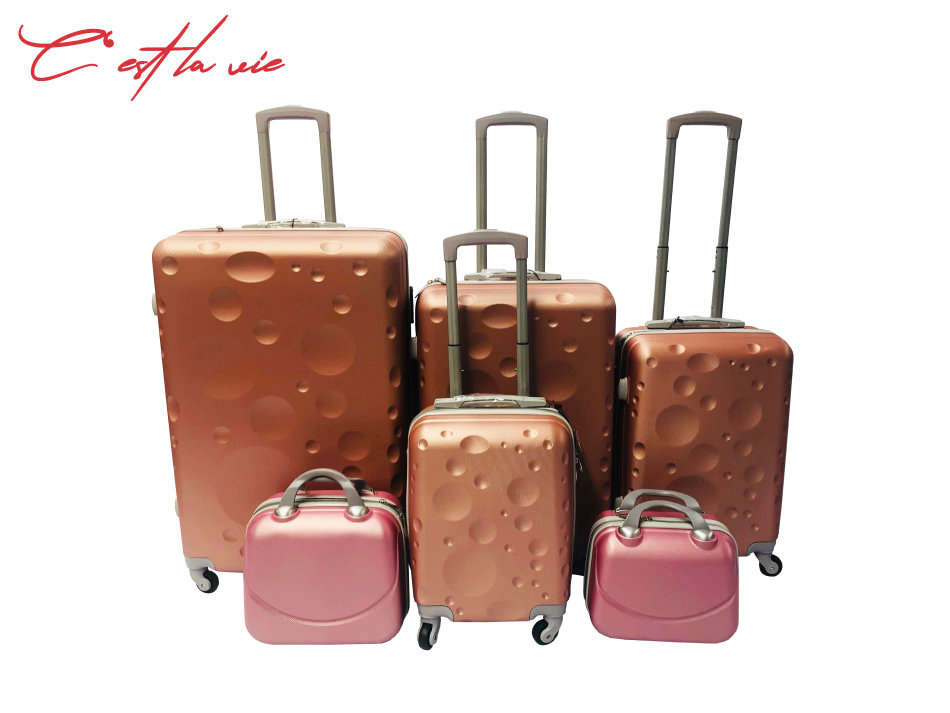 *special offer* 28 Set of 6 Suitcases Travel Trolley Luggage,ABS with Universal Wheels