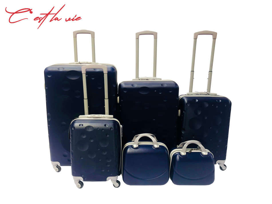 *special offer* 28 Set of 6 Suitcases Travel Trolley Luggage,ABS with Universal Wheels